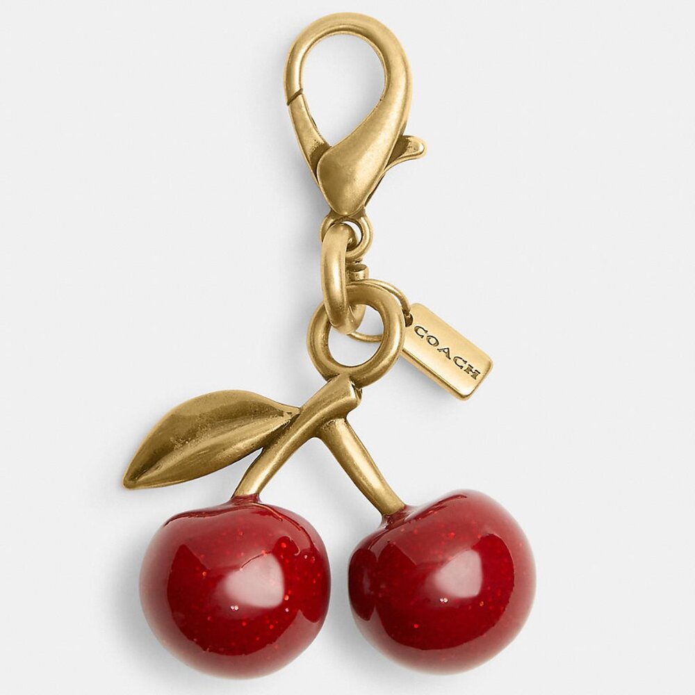 Coach Brand New DIY Cherry Charm CCX77 -𝐒𝐨𝐥𝐝 𝐎𝐮𝐭 𝐀𝐜𝐫𝐨𝐬𝐬 𝐂𝐨𝐚𝐜𝐡!